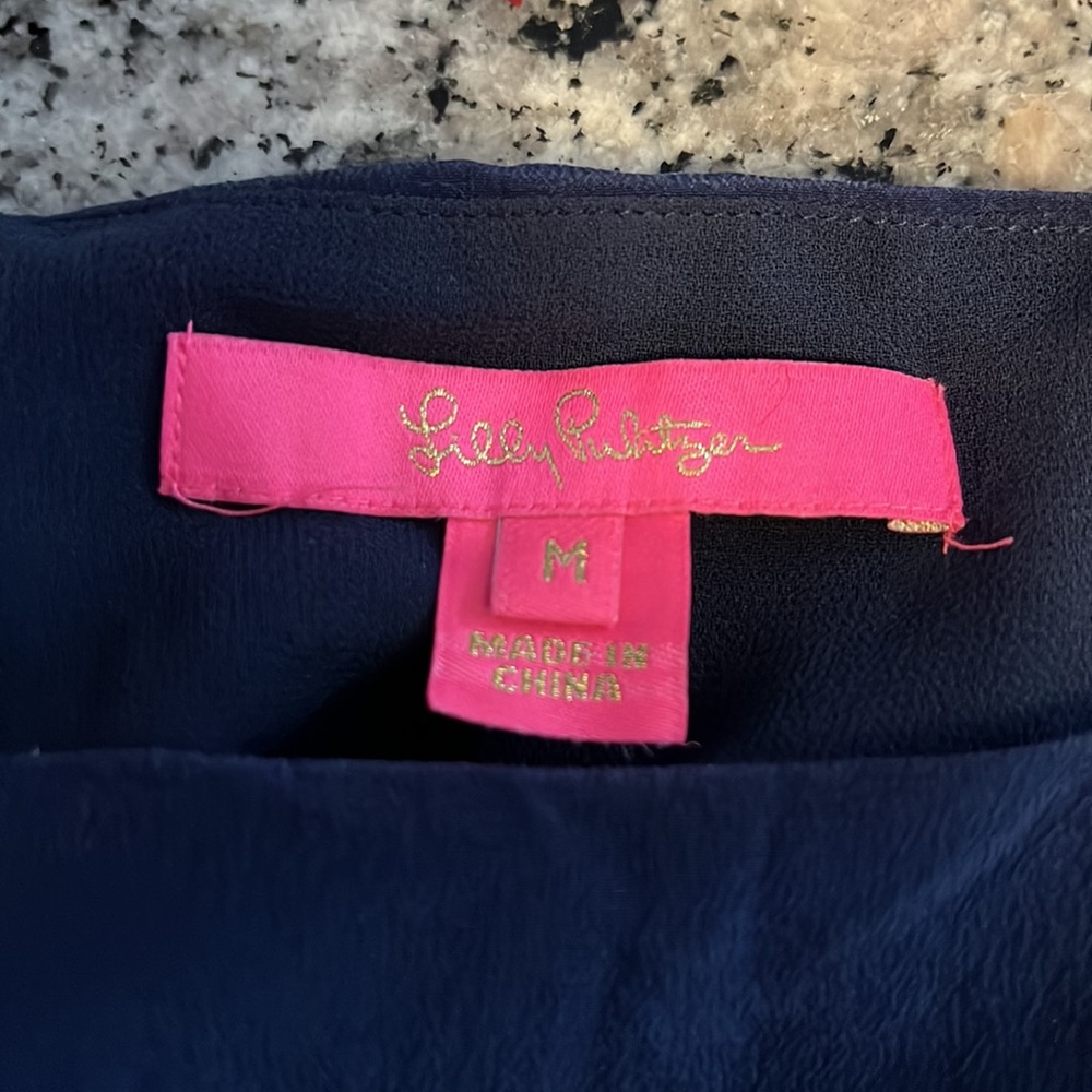 Lilly Pulitzer “Rae” Square Neck Silk Tank - Picture 11 of 13